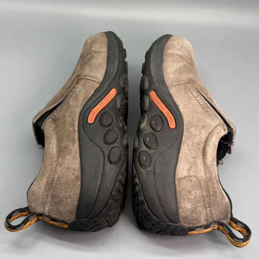 Merrell Jungle Moc Men's 9 WIDE Brown Suede Outdoor Slip-On Low Hiking Shoes